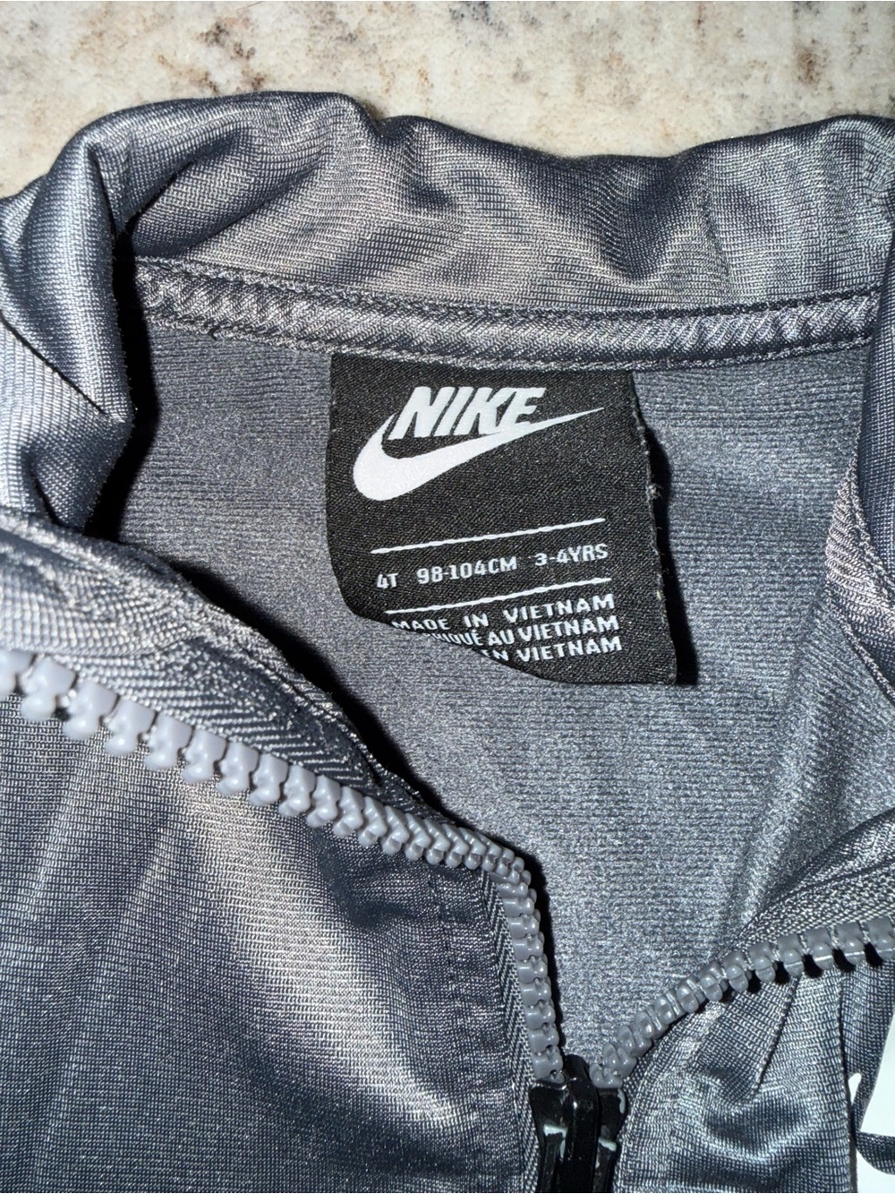 Nike Kids' grey Tracksuit Jacket & Pants Set - Picture 3 of 3